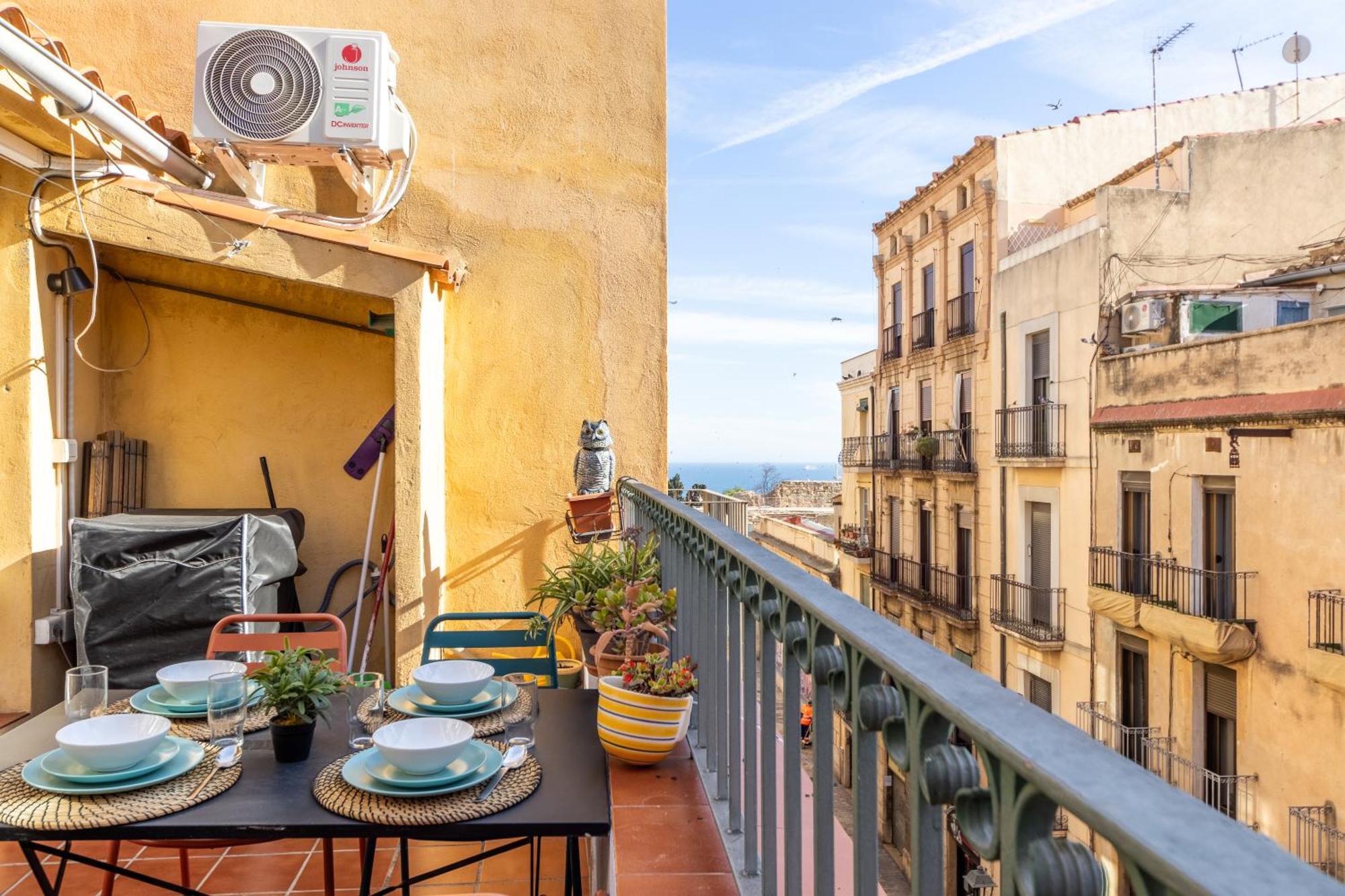 Grooovy Duplex Amb Terrassa Lejlighed Tarragona Eksteriør billede